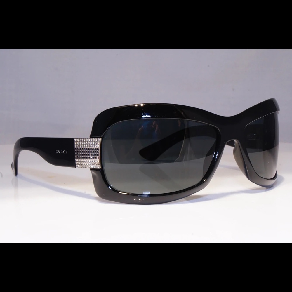 Authentic Rhinestone Gucci Sunglasses GG2901 St Strass 584 Black
